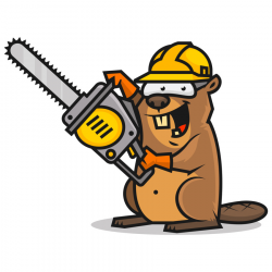 Chainsaw Cartoon Stock photography Clip art - beaver png download ...