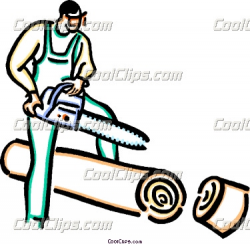 man with a chainsaw | Clipart Panda - Free Clipart Images