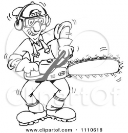 Chainsaw Tree Cutter Coloring Pages - slimaster.info