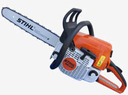 Leaning Chainsaw, Chainsaw, Saw, Electric Saw PNG Image and Clipart ...