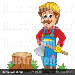 Lumberjack Clipart #1201515 - Illustration by visekart