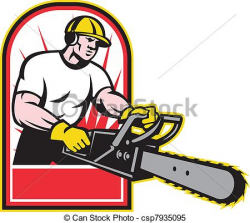 Chainsaw clipart tree trimming - Pencil and in color chainsaw ...