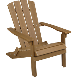 Folding Composite Adirondack Chair — Brown | www.kotulas.com | Free ...
