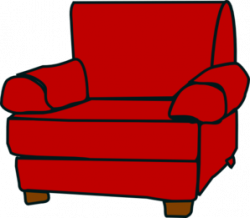 Red Armchair Clip Art at Clker.com - vector clip art online, royalty ...