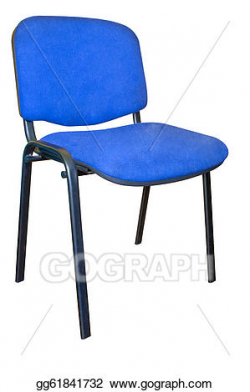 Clipart - A basic cloth covered office chair. Stock Illustration ...