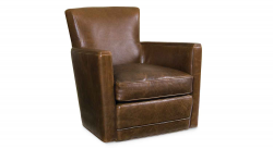 Circle Furniture - Trent Leather Swivel Chair | Leather Chairs ...
