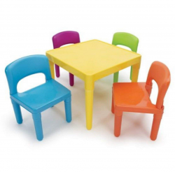 Amazon.com: Activity Table Kids Play Indoor Outdoor : Kids Table and ...