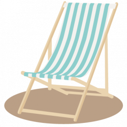 Beach Chair SVG scrapbook cut file cute clipart files for silhouette ...