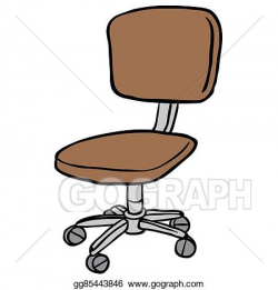 Vector Art - Computer chair. Clipart Drawing gg85443846 - GoGraph