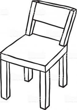 Chair Clipart Black And White - Letters
