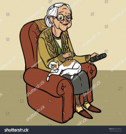 The Images Collection of Chair clipart programs angry old lady angry ...