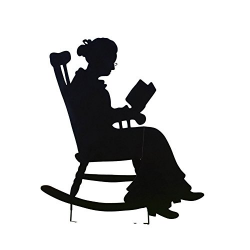 Amazon.com: Collections Etc Charming Rocking Chair Shadow Figure ...