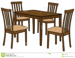 Dining Room Table Clipart Black And White For Decoration Table Clip ...