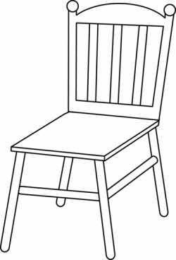 Chair Line Art - Free Clip Art