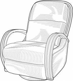 Lounge Chair clip art Free vector in Open office drawing svg ( .svg ...