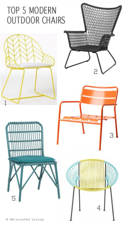 Attractive Modern Patio Chairs with Best 25 Modern Outdoor Chairs ...