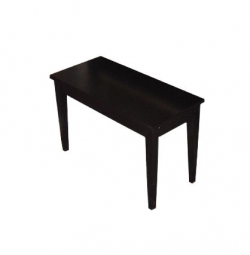 Piano Bench With Storage, Wood Top (Black) « Adjustable Piano Benches