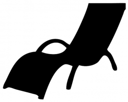 Silhouette Clipart Chair In Front Of Bed