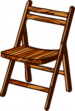 Wooden Folding Chair Clip Art at Clker.com - vector clip art online ...