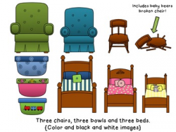 Goldilocks and the Three Bears Clip Art {By Busy Bee Clip Art} by ...