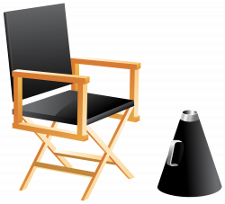 Directors Chair and Megaphone PNG Clip Art - Best WEB Clipart
