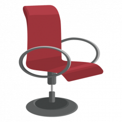 Modern office chair clipart - Transparent PNG & SVG vector