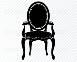 Vintage Chair SVG File For cricut - Vector Images Clipart - Antique SVG  Image For Cricut -Eps, Png ,Dxf Stencil Clip Art - furniture