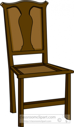 Furniture Clipart- old-wood-style-chair-13 - Classroom Clipart