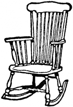 Wooden Rocking Chair | ClipArt ETC