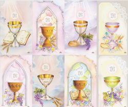 First Communion Chalice Personalized Prayer Cards (Priced Per Card ...