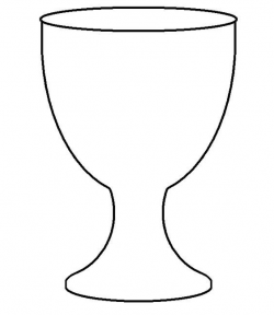 goblet / chalice template for First Holy Communion banner (print ...