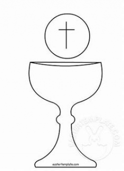 chalice and host Colouring Pages | PSR | Pinterest | Communion and ...