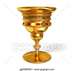 Stock Illustration - Chalice. Clipart Drawing gg59384651 - GoGraph