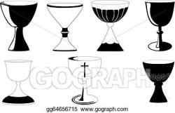 EPS Illustration - Chalice at mass. Vector Clipart ...