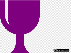 Purple Chalice Clip art, Icon and SVG - SVG Clipart