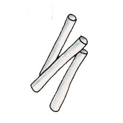 Piece Of Chalk Clipart - Letters