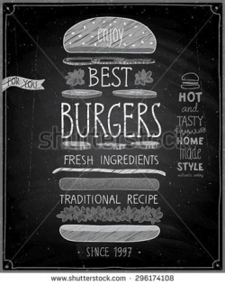 burger chalkboard ideas - Cerca con Google | CHALKBOARD ART ...