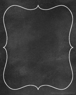 Chalkboard Frame Clipart