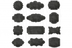 Chalkboard frame clipart Photos, Graphics, Fonts, Themes, Templates ...