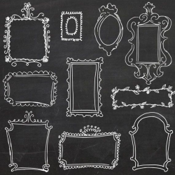 72 Awesome free chalkboard frames clipart | Signs 2 | Pinterest ...