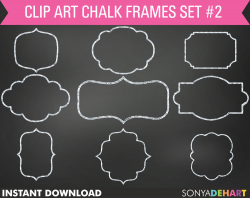 Chalk Frame Clipart Chalkboard Frames Frame Clip Art