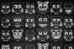 Chalkboard Owls Clip Art & Vectors ~ Illustrations ~ Creative Market