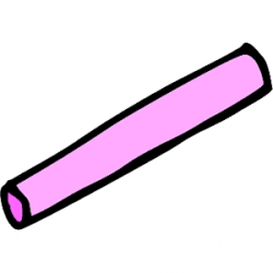 Piece Of Chalk Clipart - Letters