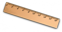 Ruler wooden | clipart | Needlepoint canvases, Ruler ...