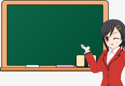 Female Teacher In Class, Black And White, Chalk, Lecture PNG Image ...