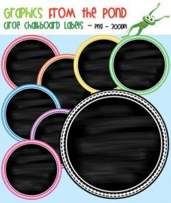 Chalkboard Circle Frames | Chalkboards, Chalkboard frames and Teacher