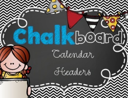 Chalkboard Theme Months of the Year Classroom Decoration | TpT