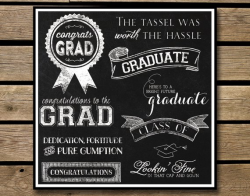Clipart Graduate Senior Chalkboard Instant Download 18