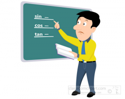 Mathematics Clipart- math-teacher-solving-math-on-chalkboard-in-the ...