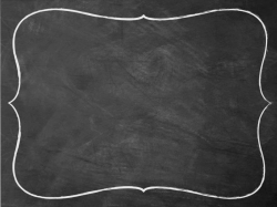 Chalkboard With Border Clipart Backgrounds for Powerpoint Templates ...